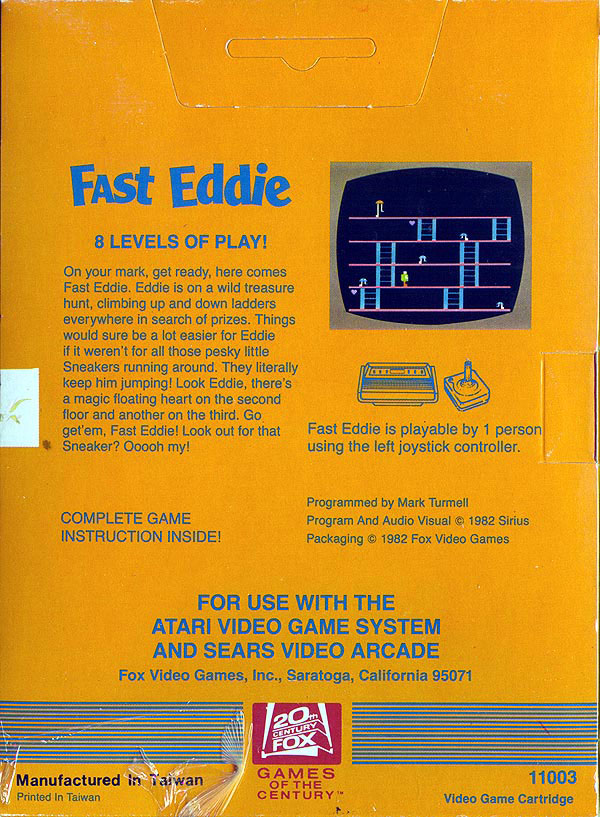 Fast Eddie - Box Back