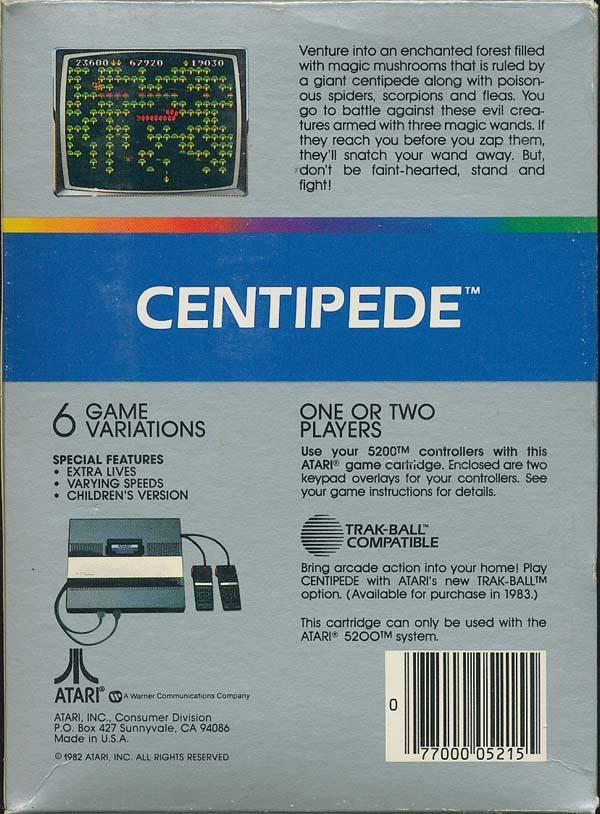 Centipede - Box Back