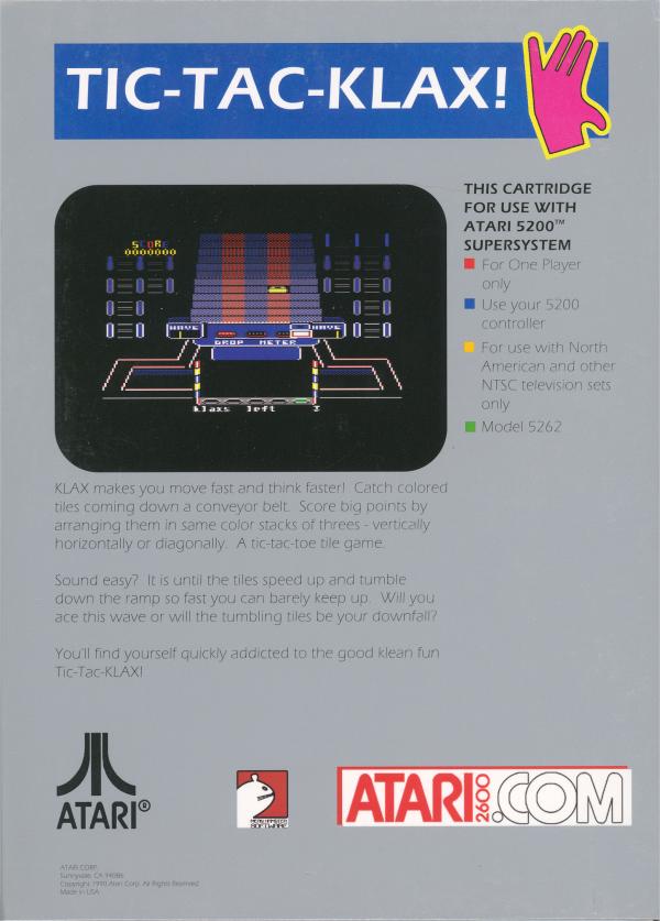 KLAX - Box Back