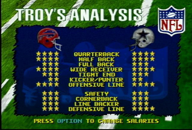 Troy Aikman NFL Football - Screenshot