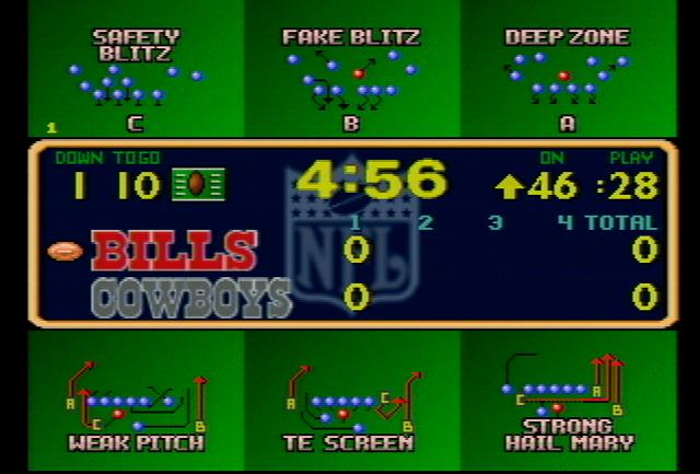 Troy Aikman NFL Football - Screenshot